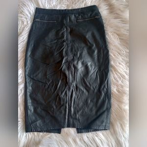 Faux leather Abercrombie pencil skirt
